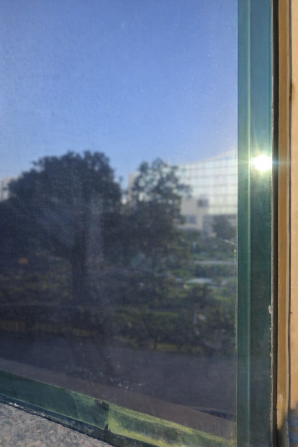 After — glass facade restoration IT Park Bellandur Bangalore